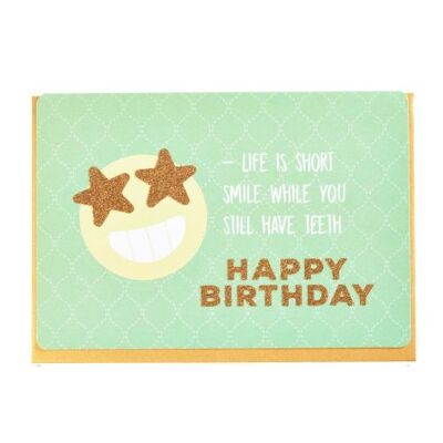 Life is short - Happy Birthday (SKU: ET2740)