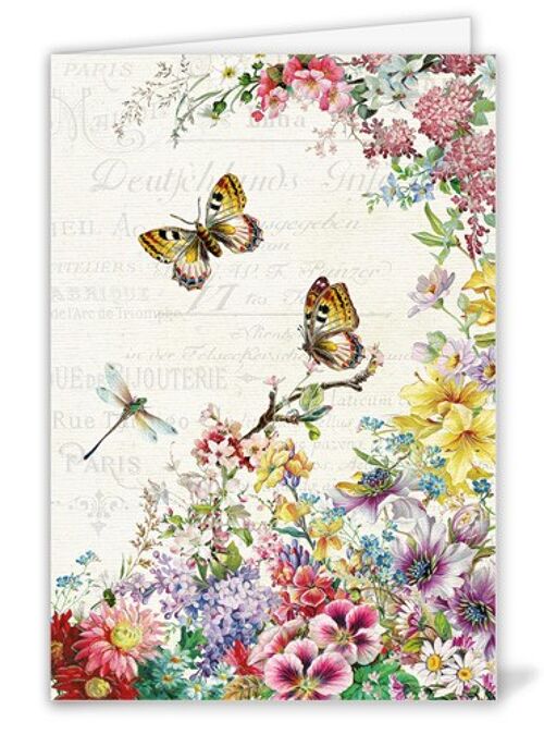 Flowers and Butterflies (o.T.) (SKU: GB275)