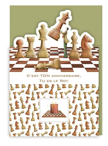 C'est TON anniversaire!! TU es le roi! (SKU: 2524FR)