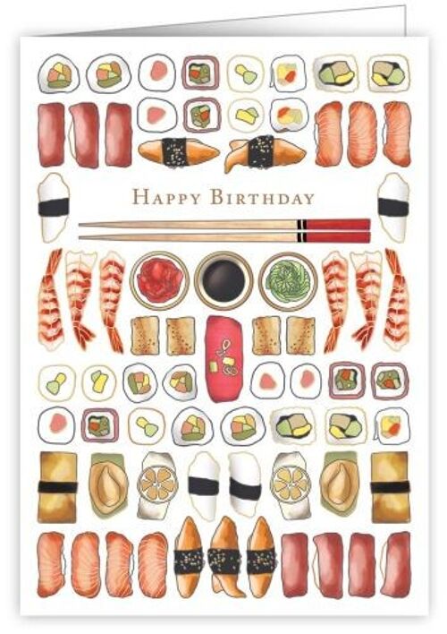 Happy Birthday (Sushi) (SKU: 3569)