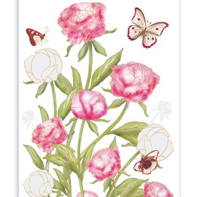 Flowers and Butterflies (untitled) (SKU: 3933)