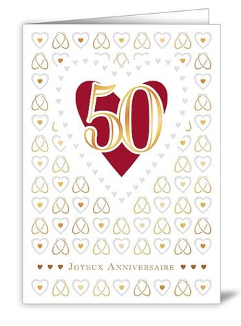 Anniversaire - Noces d'or (SKU: 3236FR)