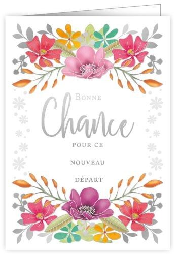 Bonne chance pour ce nouveau partenza (SKU: 3478FR)