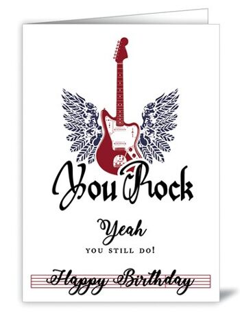 You Rock Happy Birthday (SKU: 0707)