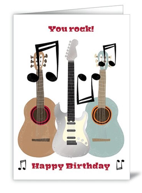 You rock - Happy Birthday (SKU: 2711)