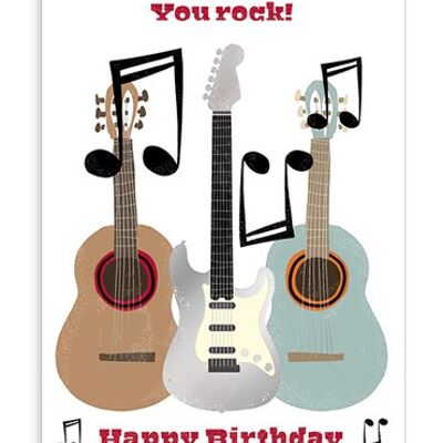You rock - Buon compleanno (SKU: 2711)