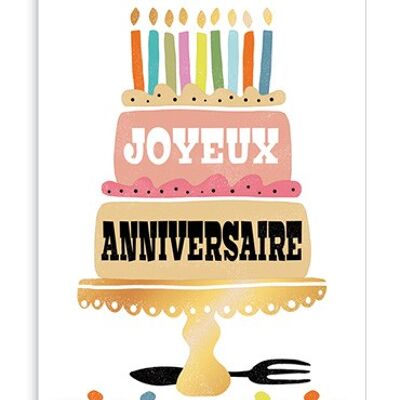 Joyeux anniversaire (SKU: 2701FR)