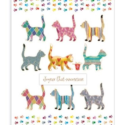 Joyeux Chat aniversario (SKU: 5650FR)