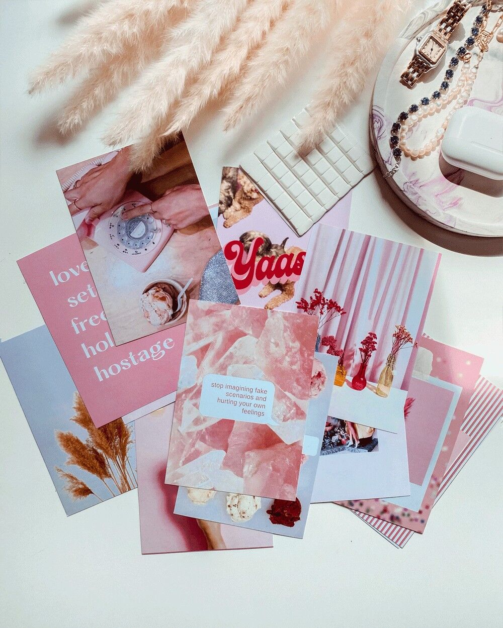 Foto per decorare la stanza 50 Foto Decorazione murale PINK ISLAND LITE VERSION