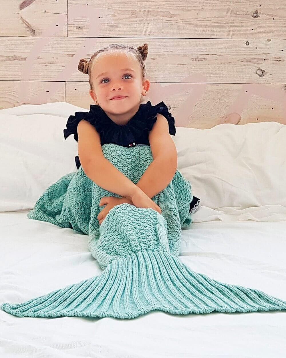 Baby mermaid best sale tail blanket