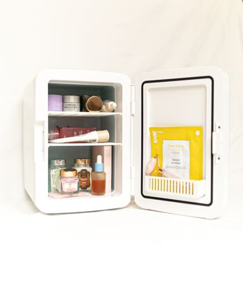 Réfrigérateur Réfrigérateur Portable 10L Pour Cosmétiques Couleur Blanc 3
