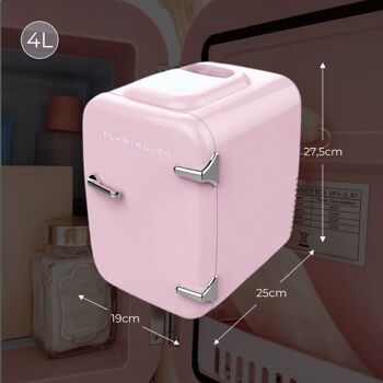 Réfrigérateur Réfrigérateur Portable 4L Pour Cosmétiques Couleur Rose 4
