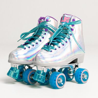 Patins à 4 roues pour femme/fille résistant à l'holographie