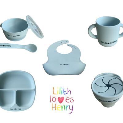 Weaning Set - Baby Blue / sku1044