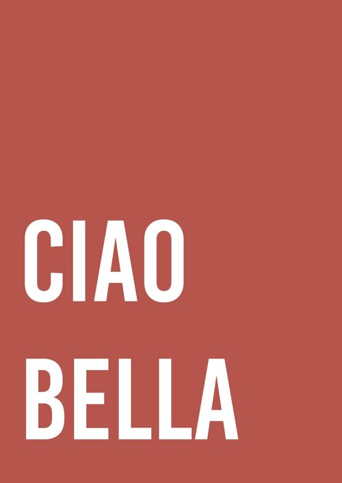 Ansichtkaart Ciao Bella