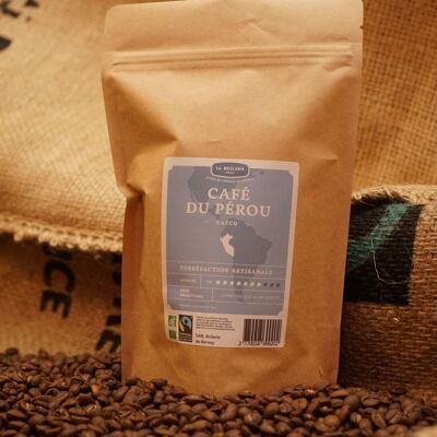 Café peruano orgánico y de comercio justo
Grano