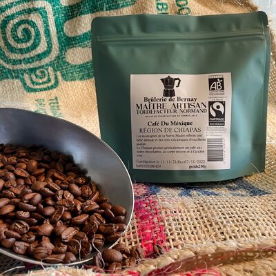 Bio- und fair gehandelter mexikanischer Kaffee
Boden