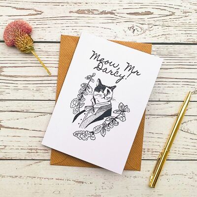 Oh, Mr Darcy! Pride and Prejudice Valentine's Day Card