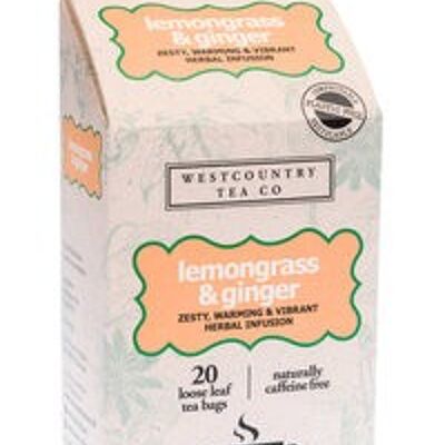 Lemongrass & Ginger Time Out Teebeutel