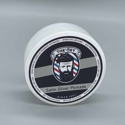 Water-based wax Satin Silver Pomade