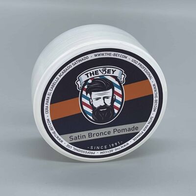 Satin Bronze Pomade mit Wachs auf Wasserbasis