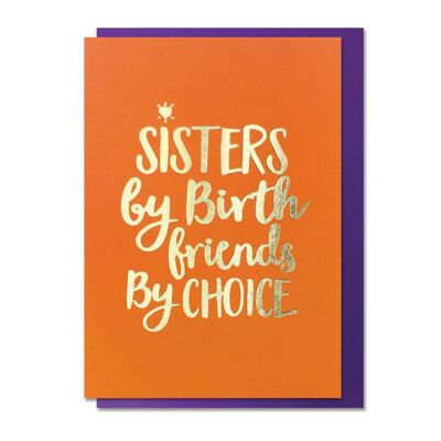 Greeting Card - Sisters By Birth