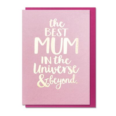 Greeting Card - Best Mum In Universe