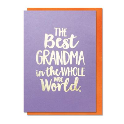 Greeting Card - Best Grandma in The World