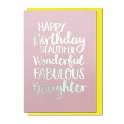 Greeting Card - Daughter Birthday
