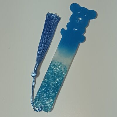 Bookmark from liquid glass