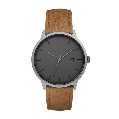 KHORSHID BETONG betong/tea brown vegan leather strap