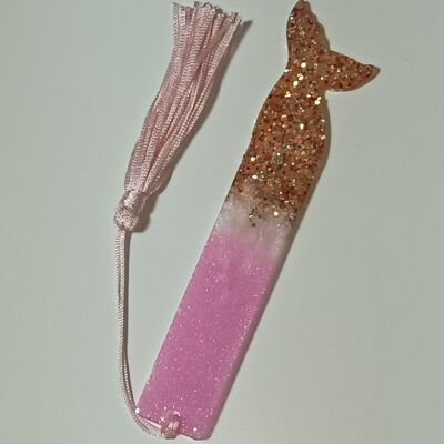 Bookmark from liquid glass