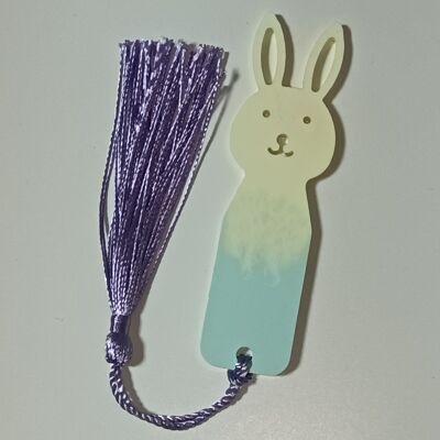 Bookmark from liquid glass