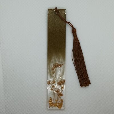 Bookmark from liquid glass