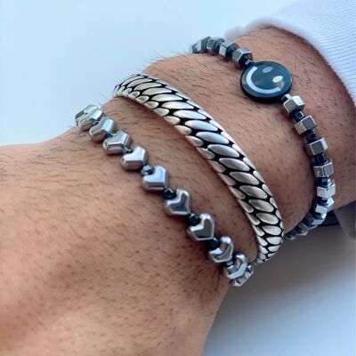 Men Silver Bracelets, Bangle Bracelet Men, Cuff Bracelet, Silver Bangle, Men Jewelry, Gift for Him, Made in Greece.