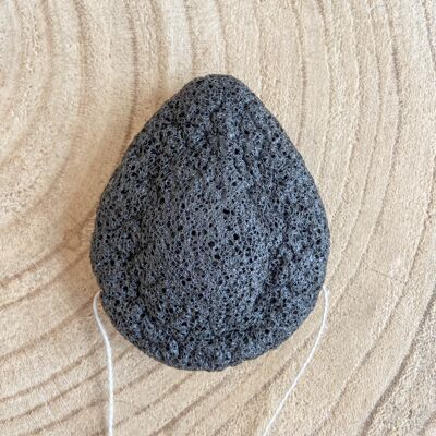 Konjac sponge activated charcoal