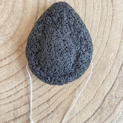 Konjac sponge activated charcoal