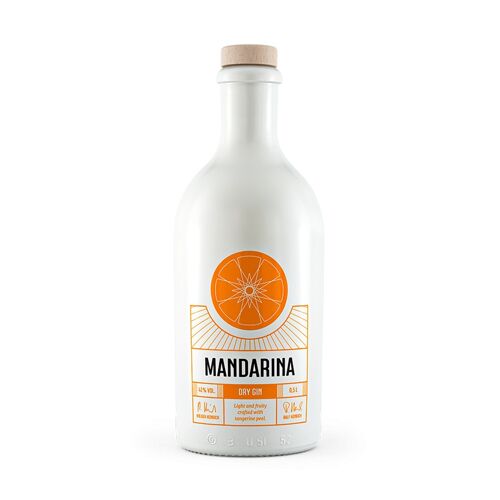 Mandarina Dry Gin, 0,5 Liter, 41% vol