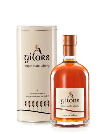 Gilors Single Malt Whisky Baril de vin de Porto, 0,5 litres, 42,8% vol