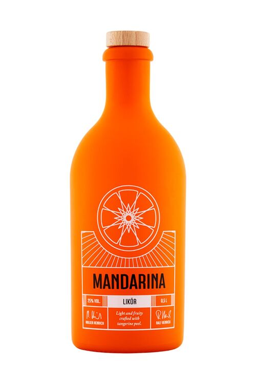 Mandarina Likör, 0,5 Liter, 25% vol