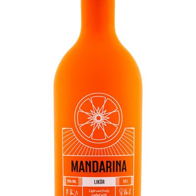 Mandarina Likör, 0,5 Liter, 25% vol