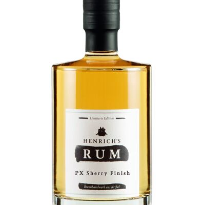 RUM PX Sherry Finish di Henrich. 0,5 litri, 40% vol