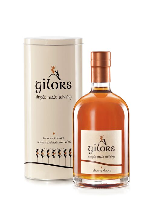 Gilors Single Malt Whisky Sherry Duett, 0,5 Liter, 46,4% vol