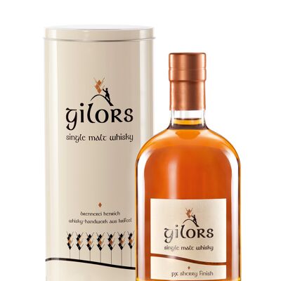 Gilors Single Malt Whisky PX Sherry Finish, 0,5 litros, 45% vol.
