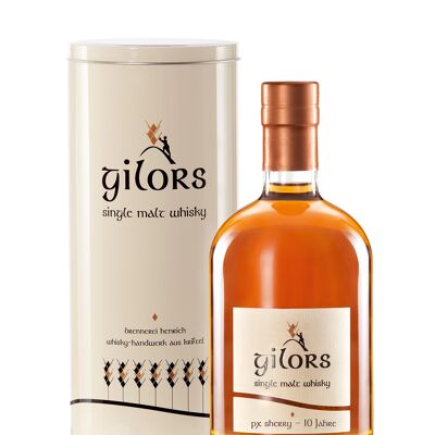 Gilors Single Malt Whisky PX Sherry 10 años, 0,5 litros, 60,1% vol.