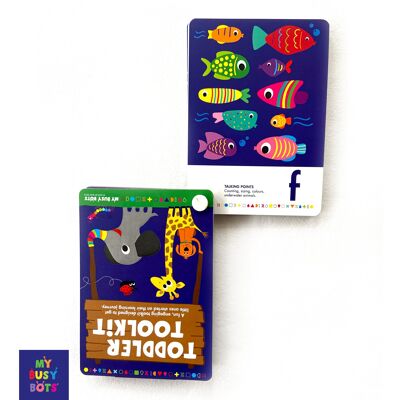Kit de herramientas para niños pequeños | tarjetas didácticas