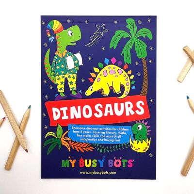 Folleto de dinosaurios