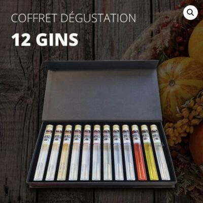 Tasting box of 12 Gins from around the world