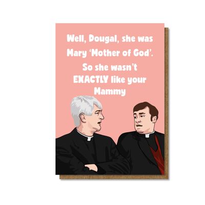 Virgin Mammy, Mother's Day Card