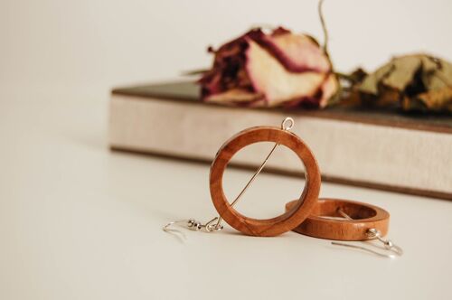 Wood Pendant Earrings_Simple_VariusDesign